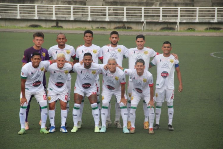El equipo guerrero que abrió contra Real Frontera FC en San Cristóbal (Gráfica: Prensa Trujillanos FC) 