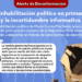 Alerta de Desinformación | La inhabilitación política en primarias y la incertidumbre informativa