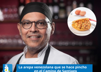 La arepa venezolana que se hace pincho en el Camino de Santiago