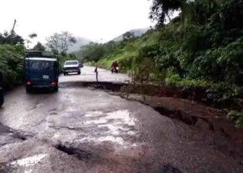 En riesgo de quedar incomunicado municipio Junín  por colapso de vía San Cristóbal – Rubio