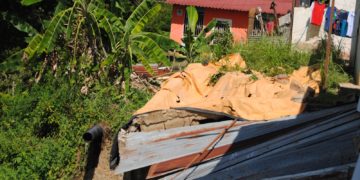 Familias que viven en alto riesgo suplican la atención de Hidroandes en Las Brisas de San Luis parte alta