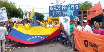 Caminata de la Unidad realizaron opositores en el Municipio Miranda