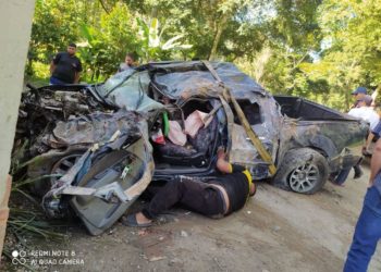 Dos muertos y dos lesionados es el saldo del fatal accidente de tránsito en la vía a Mendoza