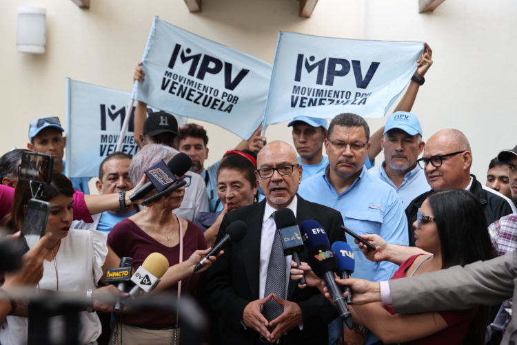 Andrés Caleca, candidato del Movimiento Progresista de Venezuela (MPV), en una imagen de archivo. EFE/Miguel Gutiérrez