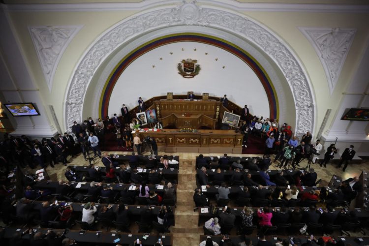 Vista de la Asamblea Nacional en Caracas, en una fotografía de archivo. EFE/Miguel Gutierrez