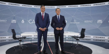 Sánchez y Feijóo se enredan en un áspero debate sin nuevas ideas y plagado de reproches