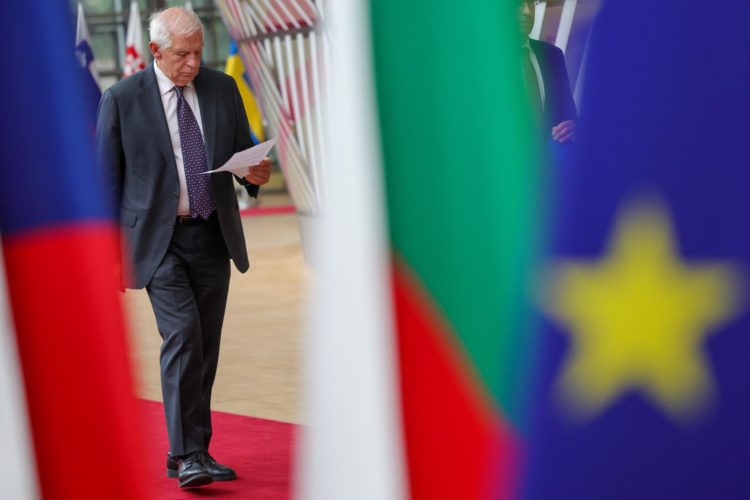 El alto representante de Política Exterior y de Seguridad de la UE, Josep Borrell. EFE/EPA/OLIVIER MATTHYS