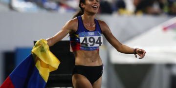 La venezolana Brea gana los 5.000 metros, su segundo oro tras el del medio maratón