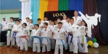 Karatecas del Dojo Luis Salas en Tovar recibieron cinturones de ascenso