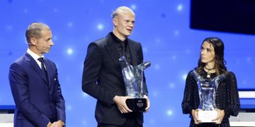 Erling Haaland, mejor jugador del año de la UEFA