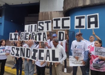 Frente a la Fiscalía del Táchira exigieron la liberación de los seis dirigentes sindicales condenados a 16 años de prisión