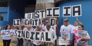 Frente a la Fiscalía del Táchira exigieron la liberación de los seis dirigentes sindicales condenados a 16 años de prisión