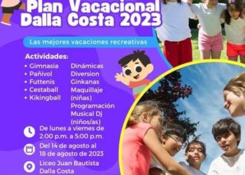 Docentes del Liceo “Juan Bautista Dalla Costa” invitan a plan vacacional para recaudar fondos
