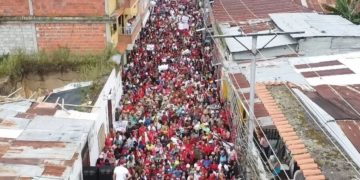 Marcha oficialista se realizó en Boconó