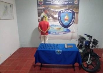 Arrestan en flagrancia a joven por microtráfico en Boconó