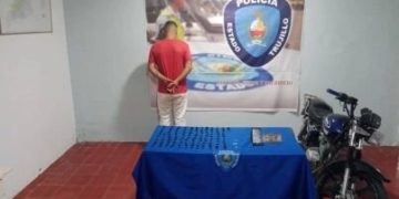Arrestan en flagrancia a joven por microtráfico en Boconó