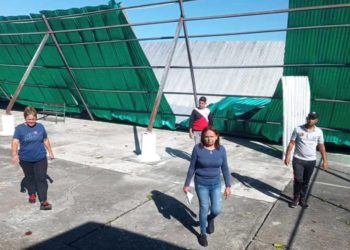 Lluvias y ráfagas de vientos huracanados también se sintieron en Cheregué de Bolívar