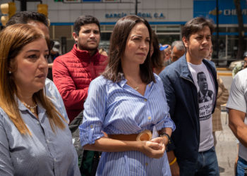 María Corina Machado denuncia el uso de la Fuerza Armada para la «persecución política»
