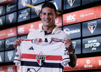 James Rodríguez presentado con el Sao Paulo: «Era un sueño poder jugar aquí en Brasil»