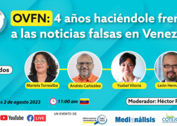 Observatorio Venezolano de Fake News celebra 4º aniversario