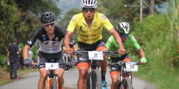 Franklin Lugo logró por fin consagrarse en la Vuelta a La Azulita en bicicleta de montaña