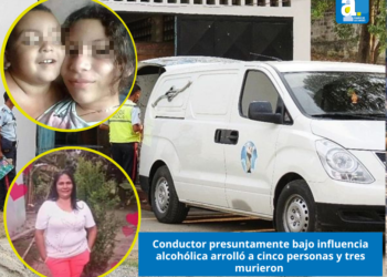 Conductor presuntamente bajo influencia alcohólica arrolló a cinco personas y tres murieron