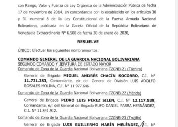 Nuevo comandante de la GNB para Trujillo