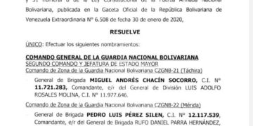 Nuevo comandante de la GNB para Trujillo