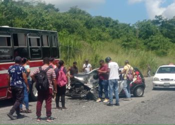 Fuerte accidente de tránsito en el Pensil