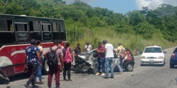 Fuerte accidente de tránsito en el Pensil