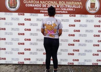 GNB detiene a mujer por trata de persona