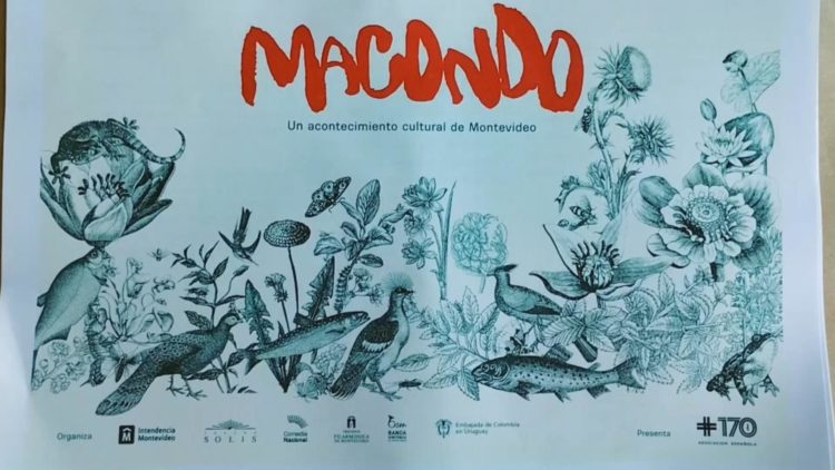 Fotograma de un video en el que se promueve el homenaje al escritor colombiano Gabriel García Márquez (1927-2014), en el marco del festival cultural "Macondo", un "acontecimiento cultural" apoyado por la Fundación Gabo, en el Teatro Solís de Montevideo (Uruguay). EFE