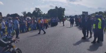 Agricultores boconeses protestaron en Barinas por el ingreso de papa colombiana al país