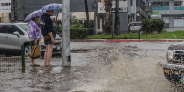 La tormenta tropical Harold se desplaza sobre la frontera norte de México