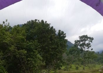 Zedeños disfrutaron de vuelos en parapentes