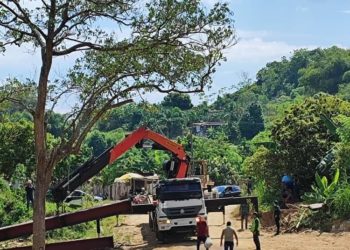 Por sustitución del puente provisional no habrá paso en Onia este 31 de agosto y 1 de septiembre