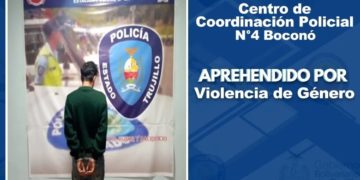 Arrestan en Boconó a un hombre por violencia de género