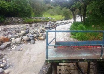 Crecida del río Mucujún afectó la planta Enrique Bourgoin