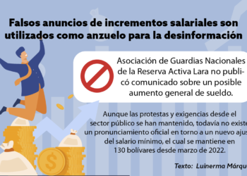 Falsos anuncios de incrementos salariales son utilizados como anzuelo para la desinformación