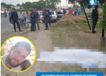 Un hombre muerto en accidente de tránsito en la carretera panamericana