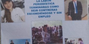 Dejan panfletos en Colegio Nacional de Periodistas contra periodista Luzfrandy Contreras