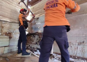 Protección Civil Táchira cumple con la demolición de vivienda afectada por las lluvias