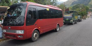 Llegan unidades de Bus Trujllo a Boconó para palear problemática del transporte