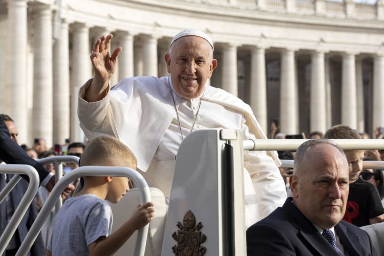 El papa Francisco durante la audiencia general de los miércoles. EFE/EPA/MASSIMO PERCOSSI