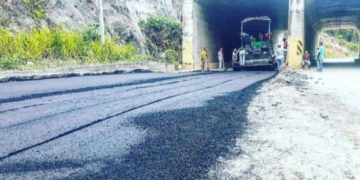 Asfaltaron sector Garibaldi de la Local 008 entre Mérida y El Vigía
