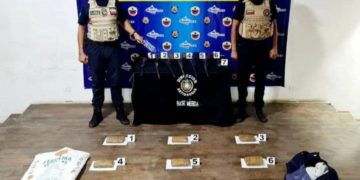 Incautaron diez panelas de droga y armas largas en El Vigía