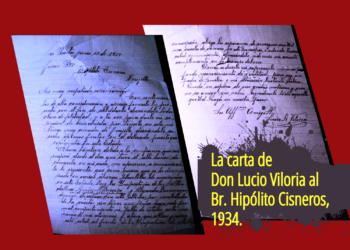 La carta de Don Lucio Viloria al Br. Hipólito Cisneros, 1934 / Por Oswaldo Manrique
