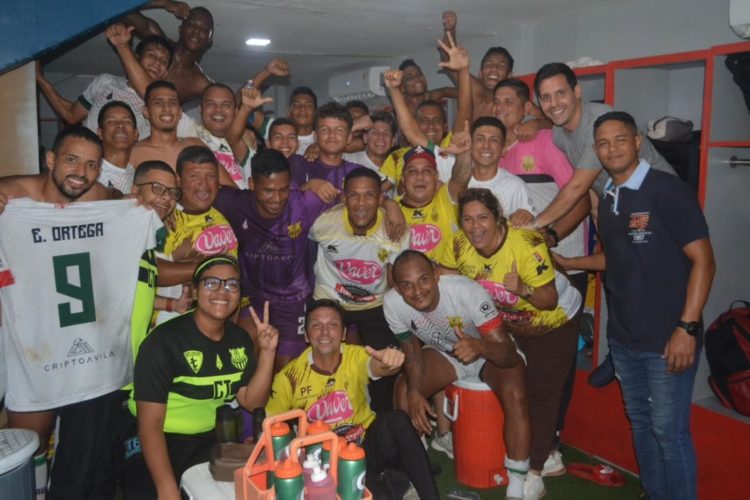 Los Guerreros de la Montaña celebraron un triunfo que trabajaron con mucho orgullo trujillano (Gráficas: Prensa Trujillanos FC)