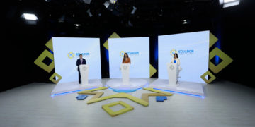 Los candidatos presidenciales de Ecuador retoman su campaña tras participar en un debate