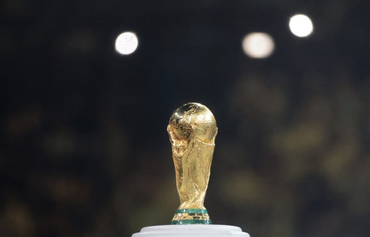 Trofeo de la Copa del Mundo. EFE/ Juan Ignacio Roncoroni